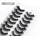 NEW 10 Pairs Natural False Eyelashes Fake Lashes Long Makeup 3d Mink Lashes Extension Eyelash Mink Eyelashes for Beauty 54