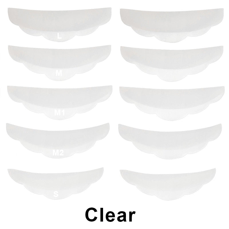 5 Pairs Perm False Eyelash Pad Kit Silicone Protection Pads Eyelash Extension Lifting Curler Graft Shield Patch tools