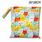 Baby Diaper Bag Cartoon Print Waterproof Wet Dry Nappy Zipper Handbag Stroller Carry Pack Travel Outdoor Wet Diaper Storage Bags