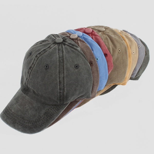 2022 New Vintage Washed Cotton Baseball Cap Parent Kids Sun Hats For Boy Girl Spring Summer Snapback Baby Hat