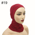 Under Scarf Hijab Cap Muslim Women Veil Turban For Women Muslim Fashion Islam Inner Cap Hijab Jersey Underscaf Caps Hat Ladies