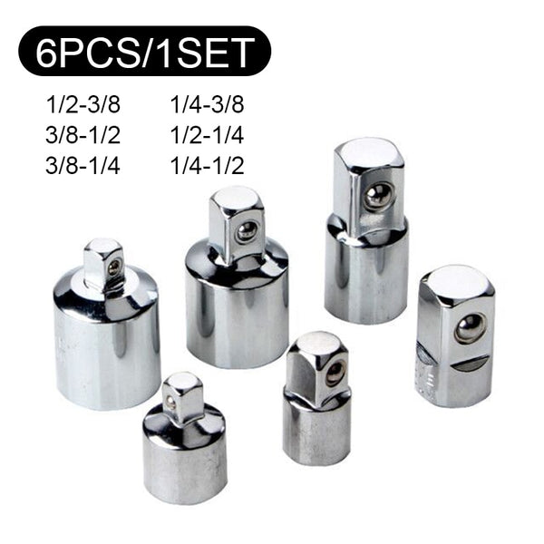 1/4&quot; 3/8&quot; 1/2&quot; Ratchet Wrench Adapter Chrome Vanadium Steel Sleeve Adapter Drive Socket Converter Wrench-sleeve Joint Converter