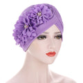 2020 cotton solid folds pearl muslim turban scarf  women islamic inner hijab caps Arab wrap head  femme musulman turbante mujer