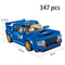 Racing Car City Speed Champions Sports Model Building Blocks DIY Bricks Kids Toy Classic Rally Super Racers Vehicle f1 technique