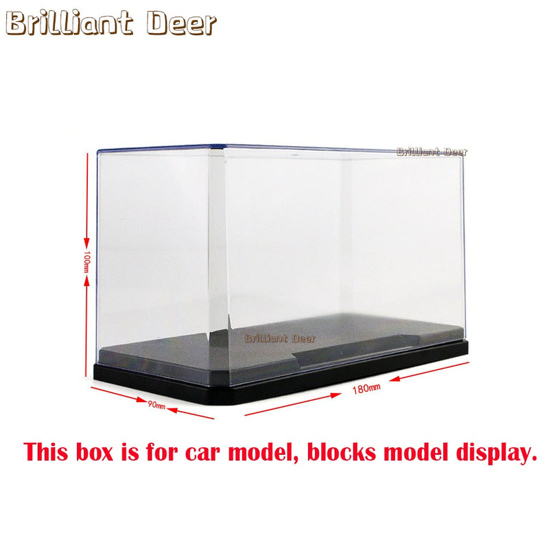 3 Steps Dustproof Acrylic Figures City Car Model Collection Display Box Building Block Storage Plexiglass Showcase Kid Toys