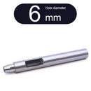 Round Punch Hollow Punch Steel Chisel Leather Puncher Cutting Tool for Belts, Metal Gaskets, Leather, Canvas (0.5mm To 60mm)