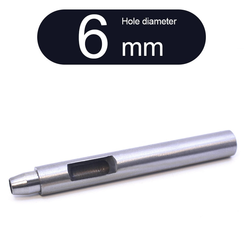 Round Punch Hollow Punch Steel Chisel Leather Puncher Cutting Tool for Belts, Metal Gaskets, Leather, Canvas (0.5mm To 60mm)