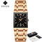 Relogio Masculino WWOOR Gold Watch Men Square Mens Watches Top Brand Luxury Golden Quartz Stainless Steel Waterproof Wrist Watch