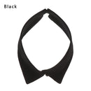 Fashion White Black Lace Fake Collar Blouse Vintage Detachable Shirt False Collar Lapel Blouse Top Women Clothes Accessories