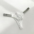 Shiny Rhinestone Thong Women Low Waist Panties Sexy Underwear Ladies Briefs Lingere Panty Underware Womens Lingerie Thongs