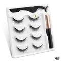 Magnetic Eyelashes 3D Mink Eyelashes Magnetic Eyeliner Magnetic Lashes Short False Lashes Lasting Handmade Eyelash Makeup Tool