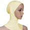 New Fashion Muslim Underscarf Women Veil Hijab Islamic Soft Cotton Solid Color Elastic Comfortable Breathable Casual Turbans