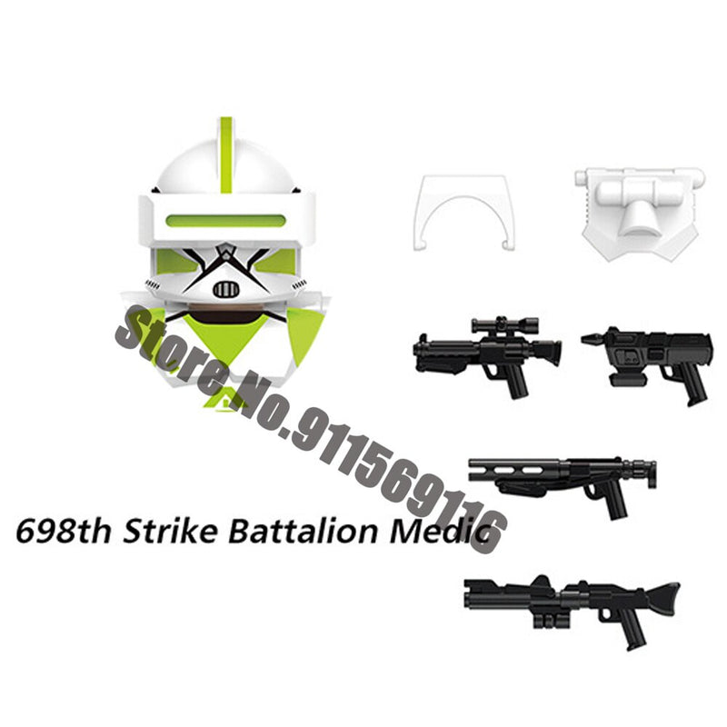 Disney Republic Commando Clone 501st Troopers Building Blocks Force 99 Scorch Sev Crosshair Wrecker Bricks Figures Toys