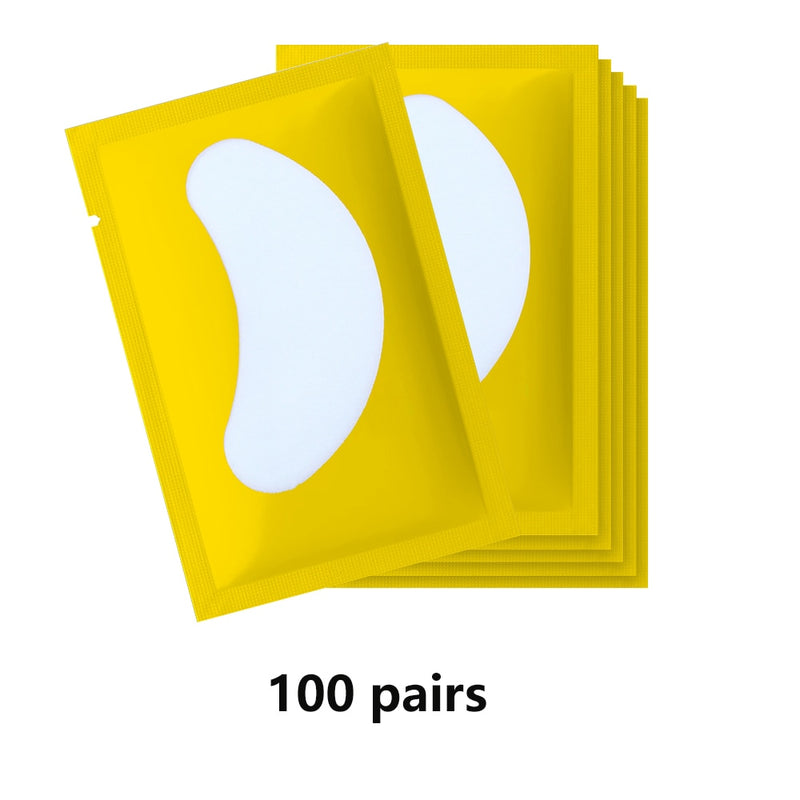20/50/100 Pairs Eye Pad Eyelash Pad Gel Patch Patch Grafted Under The Eyelashes For False Eyelash Extension Paper Sticker Makeup