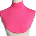 Neck Cover Fake Collar Women Cotton Jersey Hijab Ramadan Muslim Fashion Inner Cap Turban Islam Clothing Modal Turtleneck
