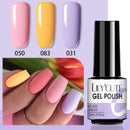 LILYCUTE 3 PCS Gel Nail Polish Set Nude Pink Glitter Sequins Matte Effect Gel Long Lasting Base Top Coat Nail Art Design Hybrid