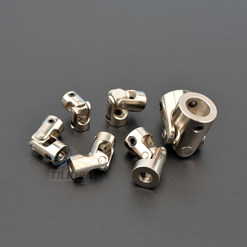 Rc Boat Car Metal Cardan Joint 2mm/2.3mm/3mm/3.175mm/4mm/5mm/6mm/8mm/10mm Gimbal Couplings Shaft Motor Connector Universal Joint