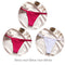 FINETOO M-XL Cotton Bikini Panties T-back Thong Sexy Low Waist Women Underwear Cotton G-String Underpants Femlae Lingerie 3Pcs