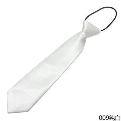 Children Elastic Tie Necktie School Boys Girls Kids Baby Wedding Fashion Solid Color Tie Wedding Students Necktie Neck Tie