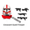 Disney Republic Commando Clone 501st Troopers Building Blocks Force 99 Scorch Sev Crosshair Wrecker Bricks Figures Toys