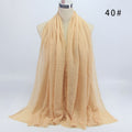 wholesale price 70*180cm women muslim crinkle hijab scarf femme musulman soft cotton headscarf islamic hijab shawls and wraps