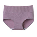 Cotton Women&#39;s Underwear Panties High Waist Briefs Solid Color Breathable Underpants Seamless Soft Lingerie Girls Fashion Briefs