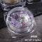 Crystal Fire Opal Flakes Nail Sequins Purple Holographic Glitter DIY Chrome Powder for Spring Nails Manicure Paillettes GL1857