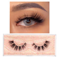 FOXESJI Makeup Eyelashes 3D Mink Lashes Fluffy Soft Wispy Natural Cross Lash Extension Reusable Fake Lashes Mink False Eyelashes