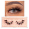 FOXESJI Makeup Eyelashes 3D Mink Lashes Fluffy Soft Wispy Natural Cross Lash Extension Reusable Fake Lashes Mink False Eyelashes