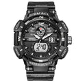 SMAEL Top Luxury Brand Men&#39;s Watch Outdoor Sports Waterproof Watches Dual Time Display Quartz Wristwatches Rubber Digital Clock