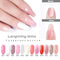 5PCS Poly Extention Gel Set Nail Art French Nail Art Clear Camouflage Color Nail Tip Form Crystal Nail Gel Slice Brush Nail Gel