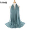 Muslim 2021 New Chiffon Hijab Scarf Women Solid Color Soft Long Shawls and Wraps Islamic Head Scarves Fashion turbante mujer