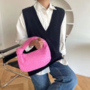 2022 Fashion woven bag luxury designer handbag brand women tote bag lady shoulder bags PU spring bags leather casual handbag