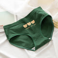 2021 Women&#39;s Cotton Underwear Japanese Cute Briefs Mid Waist Seamless Underpants Cute Cartoon Panties Female Cotton Lingerie