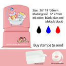 Baby Name Stamp Custom-made DIY Gift for Children Seal Student Clothes Chapter Not Easy to Fade Security Cute Monsters Toy