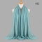 2021 NEW Flocked Bubble Cotton Scarf Hijabs For Muslim Women Soild Color Breathable Islamic Headscarf Arab Head Scarves