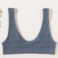 Sexy Seamless Bra Wire Free Brassiere Rib Bralette Women&#39;s Plunge Underwear Top Female Comfy Lingerie Small Breasts Intimates