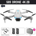 2022 New Mini Drone S89 pro 4k Profesional HD Dual Camera WiFi  Fpv Drones Height Preservation Rc Helicopters Quadcopter Toys