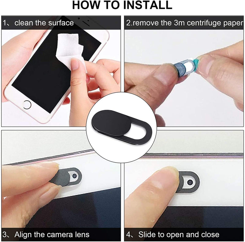 1/5/10/20 Pcs Webcam Cover Laptop Camera Cover Slider Phone Antispy For iPad PC Macbook Tablet lenses Privacy Sticker