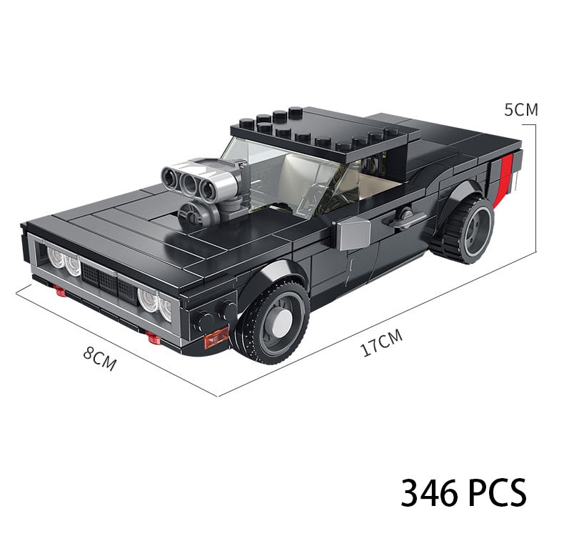Racing Car City Speed Champions Sports Model Building Blocks DIY Bricks Kids Toy Classic Rally Super Racers Vehicle f1 technique
