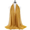 72*175cm Hijab Chiffon 2021 Maxi Big Size Scarf For Muslim Women Headscarf Ladies Headwraps Pashmina Hijab Muslim Fashion Islam