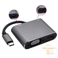 Rankman Type-C to 4K HDMI-compatible VGA USB C 3.0 Hub Adapter for MacBook Nintendo Samsung S20 Dex Huawei P30 Dock Xiaomi 10 TV