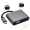 Rankman Type-C to 4K HDMI-compatible VGA USB C 3.0 Hub Adapter for MacBook Nintendo Samsung S20 Dex Huawei P30 Dock Xiaomi 10 TV