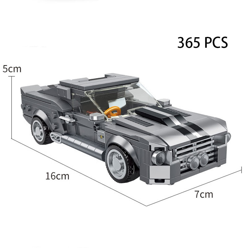 Racing Car City Speed Champions Sports Model Building Blocks DIY Bricks Kids Toy Classic Rally Super Racers Vehicle f1 technique