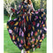 Maxi Dress Floral Printed  Loose Chiffon Fashion Abaya Islamic Clothes Muslim Female Saudi Arabia Dubai Kaftan Long Dress Summer