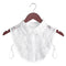 Women Cotton Lace Fake Collar Blouse Vintage Detachable Collar Women&