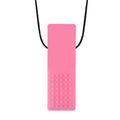 1Pc Sensory Chew Necklace Brick Chewy Kids Silicone Biting Pencil Topper Teether Toy, Silicone teether for children with autism
