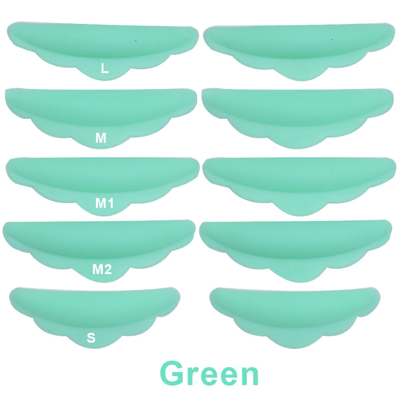 5 Pairs Perm False Eyelash Pad Kit Silicone Protection Pads Eyelash Extension Lifting Curler Graft Shield Patch tools