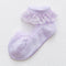 Cute Lace Flower Mesh Summer Newborn Baby Socks Cotton Baby Girl Socks See Through Anti Slip Socks Calcetines Skarpetki Sokke