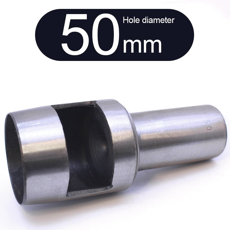 Round Punch Hollow Punch Steel Chisel Leather Puncher Cutting Tool for Belts, Metal Gaskets, Leather, Canvas (0.5mm To 60mm)